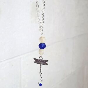 Suncatcher/Car Charm - Dragonfly & Sea Glass NEW!